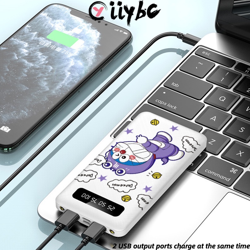 Pin Sạc Dự Phòng 10000mAh Màn Hình LED Mini Có Chức Năng Sạc Dự Phòng Cho iPhone / Android