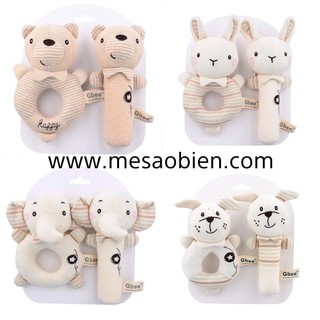 Bộ 2 lục lạc bông Gbee cao cấp cho bé