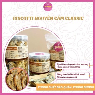 Bánh Biscotti nguyên cám không đường vị truyền thống mixed nuts eat clean dinh dưỡng – ST FOOD