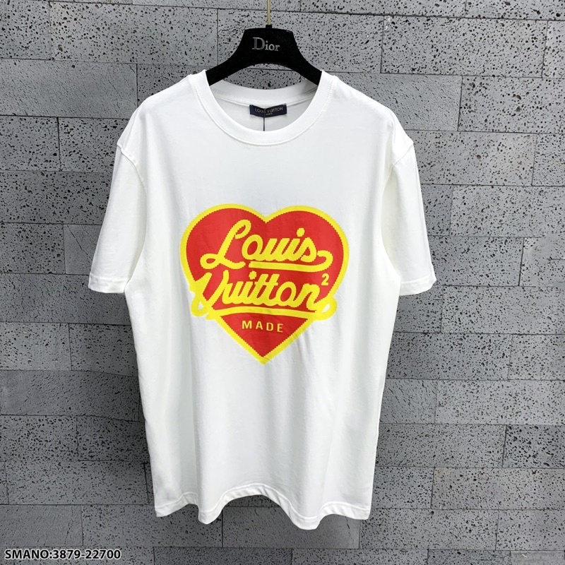 Áo Thun LV Nam Nữ In Hình Trái Tim Louis Vuitton made - Áo Thun LV Nam Nữ Cao cấp