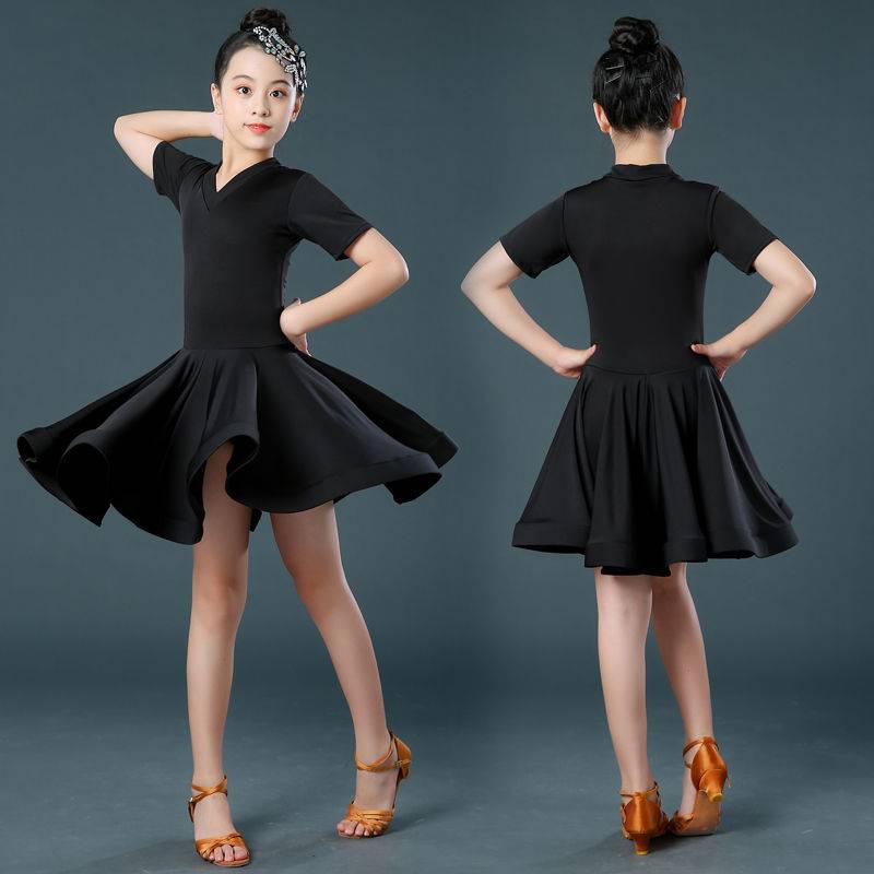 Đầm Khiêu Vũ latin Chuyên Nghiệp Thời Trang Mùa Hè Cho Bé Gái