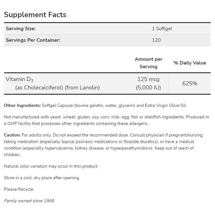 Viên Uống Vitamin D3 NOW Nhập Mỹ Tăng Đề Kháng Chắc Xương Điều Hòa Tiết Tố  - Young