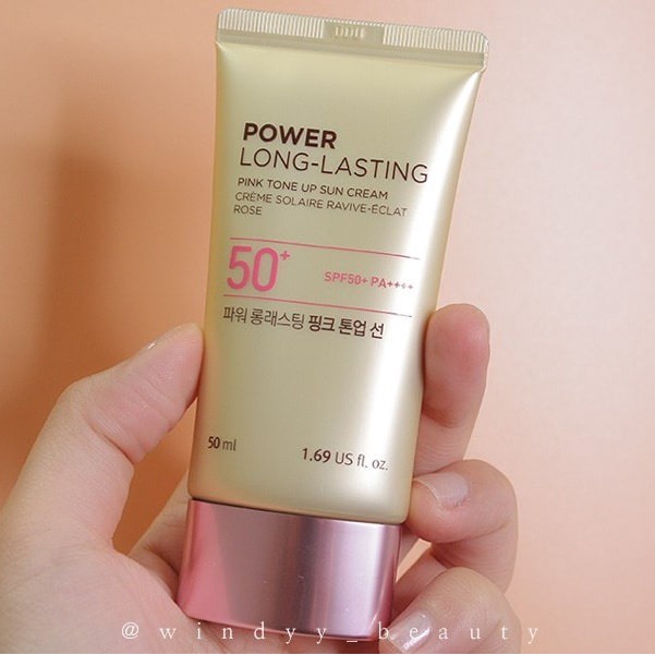 Kem chống nắng lâu trôi THE FACE SHOP Power Long Lasting Sun Cream SPF50+ PA+++