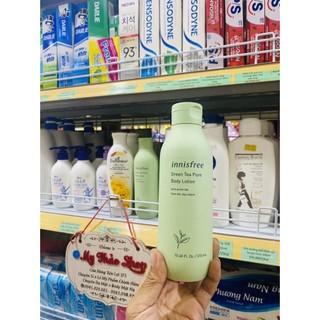 Sữa dưỡng thể trà xanh trẻ hóa da innisfree green tea pure body lotion 310ml