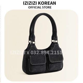  túi xách nữ túi sát nách  FREESHIP  túi xách đeo chéo nữ sát nách họa tiết túi phối IZ7819F 