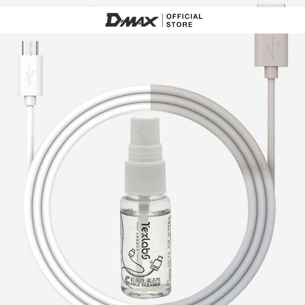 Dung Dịch Tẩy Vết Ố Vàng Trên Cáp Sạc, Tai Nghe, Ốp Điện Thoại Cao Cấp Texlabs 20ml DMAX777