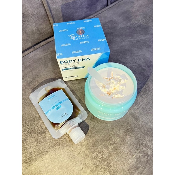 100% CHÍNH HÃNG,BODY BHA SICA DẠNG NÉN ĐẶC,THẤM NHANH KHÔNG LỘ VÂN KEM