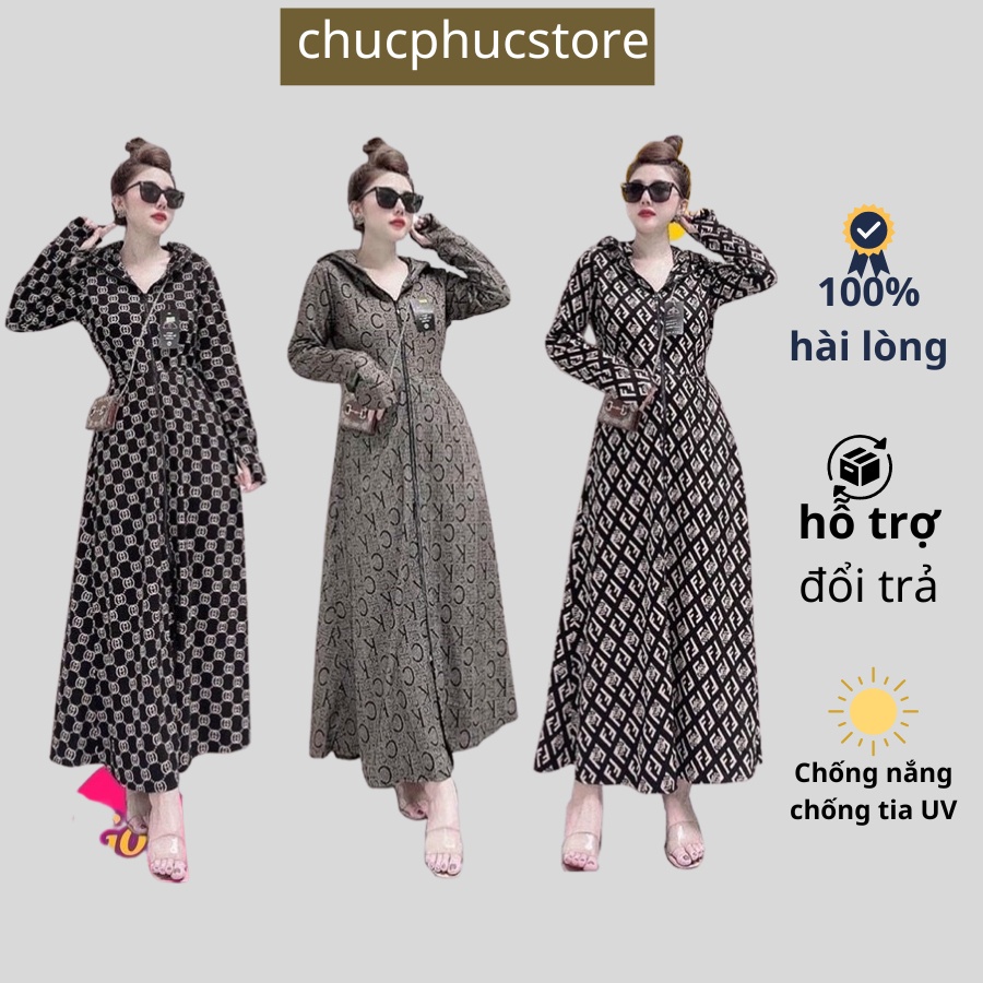 Áo chống nắng nữ toàn thân cao cấp, chất UMI lạnh dày dặn co giãn chống tia UV shop uy tín
