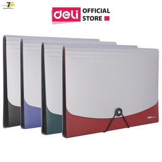 Cặp tài liệu a4 12 ngăn deli 5558