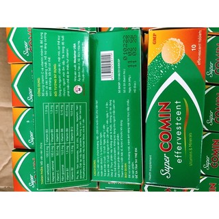 [MEDIPHAR USA] VIÊN SỦI KHOẺ SUPER COMIN EFFERVESCENT ( vitamin và khoáng chất )