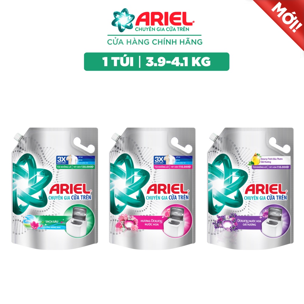 Nước Giặt ARIEL Đậm Đặc 4.1kg/ Hương Downy 3.9KG