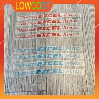 ( Excel RIM, ASIA ) Tem dán niềng nhôm, vành bánh mâm các dòng xe máy chất liệu tem nhựa PVC chống nước