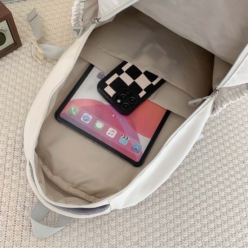 Balo học sinh PRETTYZYS sức chứa lớn 15.6 inch thời trang Hàn Quốc 2023 trẻ trung cho nữ