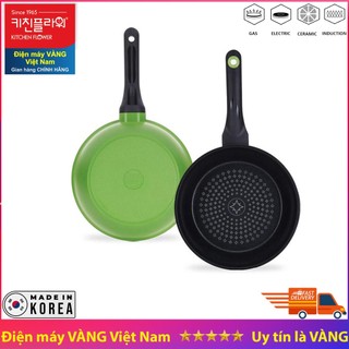 Chảo chống dính Hàn Quốc dùng cho bếp từ Kitchen Flower NY2390 - 26cm nông lòng