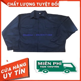 ÁO BẢO HỘ LAO ĐỘNG VẢI KAKI LOẠI 1 ( MÀU TÍM THAN ) ,ĐỒNG PHỤC BẢO HỘ LAO ĐỘNG , ÁO CÔNG NHÂN