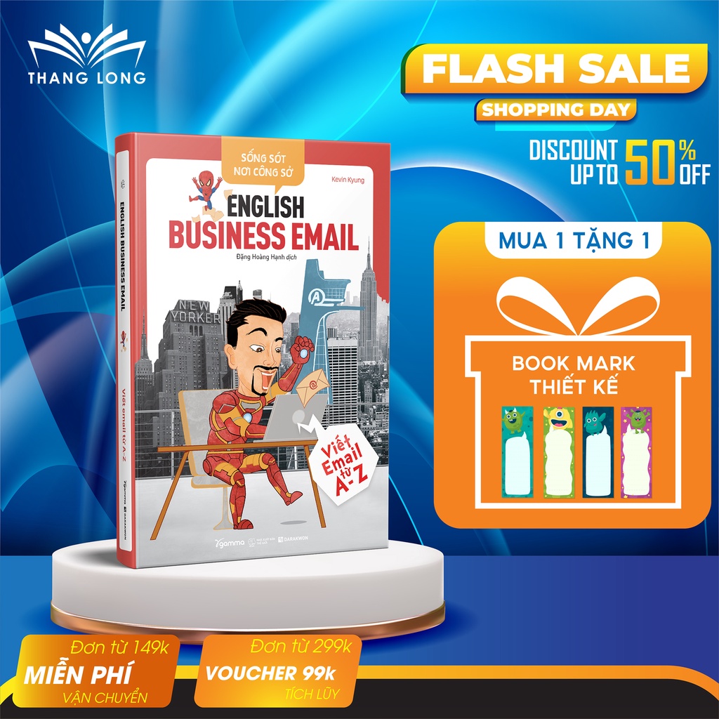 Sách - Sống Sót Nơi Công Sở : English Business Email - Viết Email từ A - Z