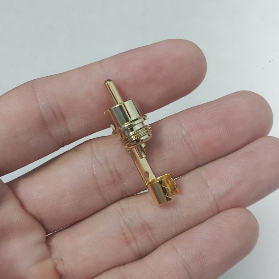 Jack AV Jiasound 603BG, Jack AV, Jack RCA, Jack Bông Sen cao cấp