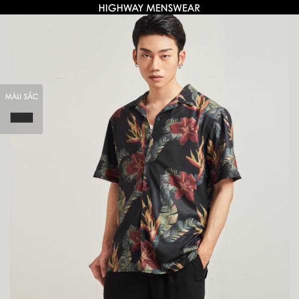 Áo sơ mi ngắn tay nam chống nhăn Highway (Menswear) Tomas