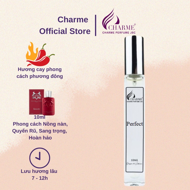 Nước hoa nam Charme Perfect 10ml