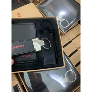 ví L.evis nâu full box túi giấy
