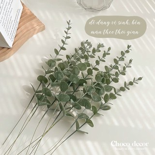 Lá bạch đàn giả decor trang trí lọ hoa