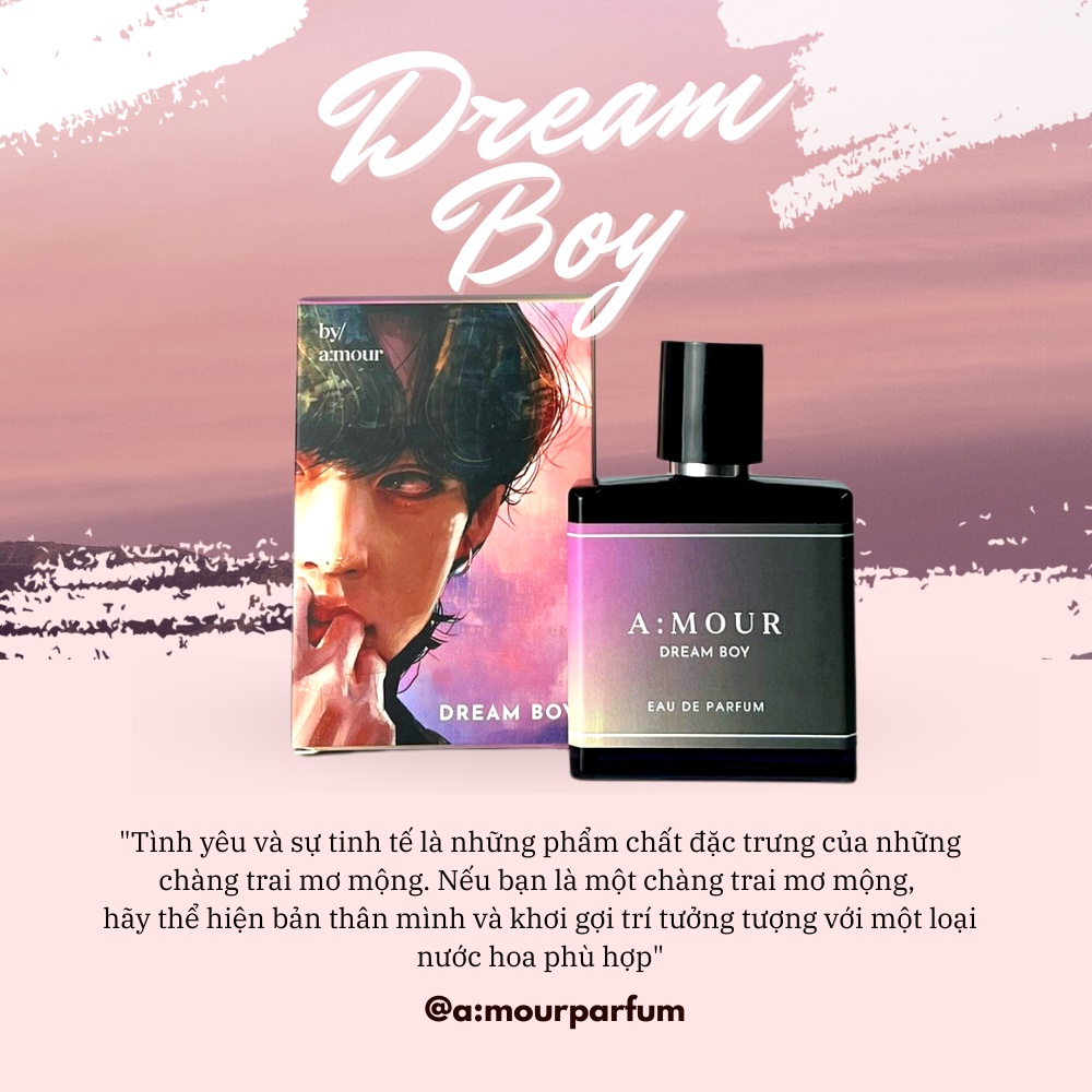 [Amour Dream boy] Nước Hoa Nam Nguyên Liệu Nhập Pháp Hương Thơm Ngọt Ngào, Láng Tử 30ml - Dạng Xịt