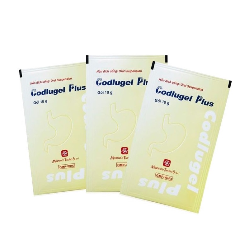 Dạ Dày Codlugel Plus - Giảm Trào Ngược Dạ Dày, hết Viêm Loét Dạ Dày - Hộp 20 gói