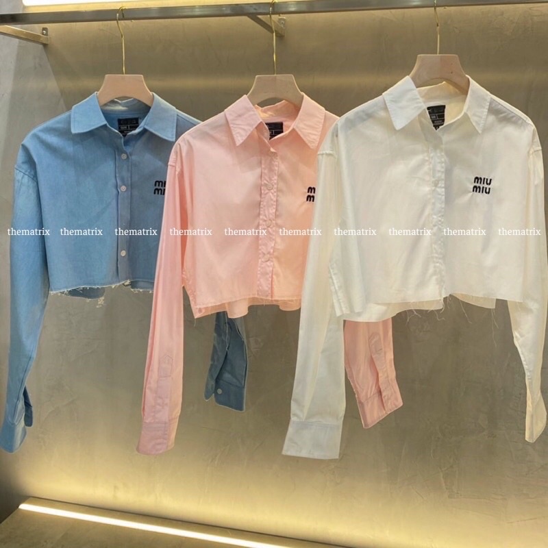 Áo sơmi cao cấp miumiu ver 2