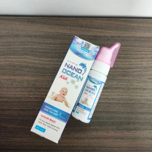 Nước Muối Biển Sâu Nano Ocean Kid - FranceEiffel Lọ 70ml