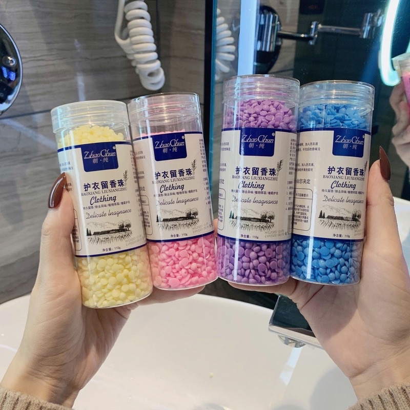 Hạt Xả Thơm Quần Áo Máy Giặt Cao Cấp, Viên Xả Vải Thơm Dịu Nhẹ Lưu Hương Lâu Phai 110Gr