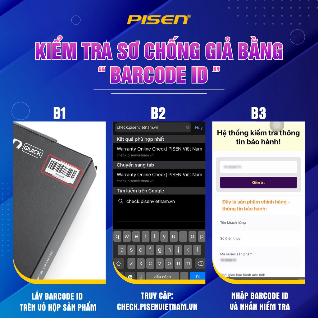 Màn hình Pisen PIS cho IP các dòng iX / Xr / Xs / Xs Max / 11 / 11 Pro - Hàng chính hãng, bảo hành 14 tháng