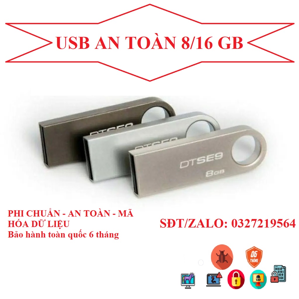 USB AN TOÀN - PHI CHUẨN (CÓ KHẮC TÊN, HÌNH THEO YÊU CẦU)