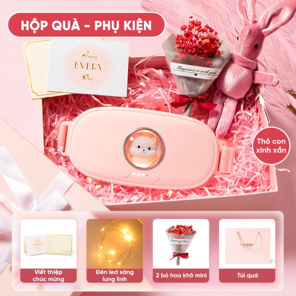 Máy Giảm Đau Bụng Kinh M28- Máy Massage Làm Ấm Bụng Cho Phụ Nữ Đến Kỳ Kinh, Hỗ Trợ Đào Thải Độc Tố, Lưu Thông Máu