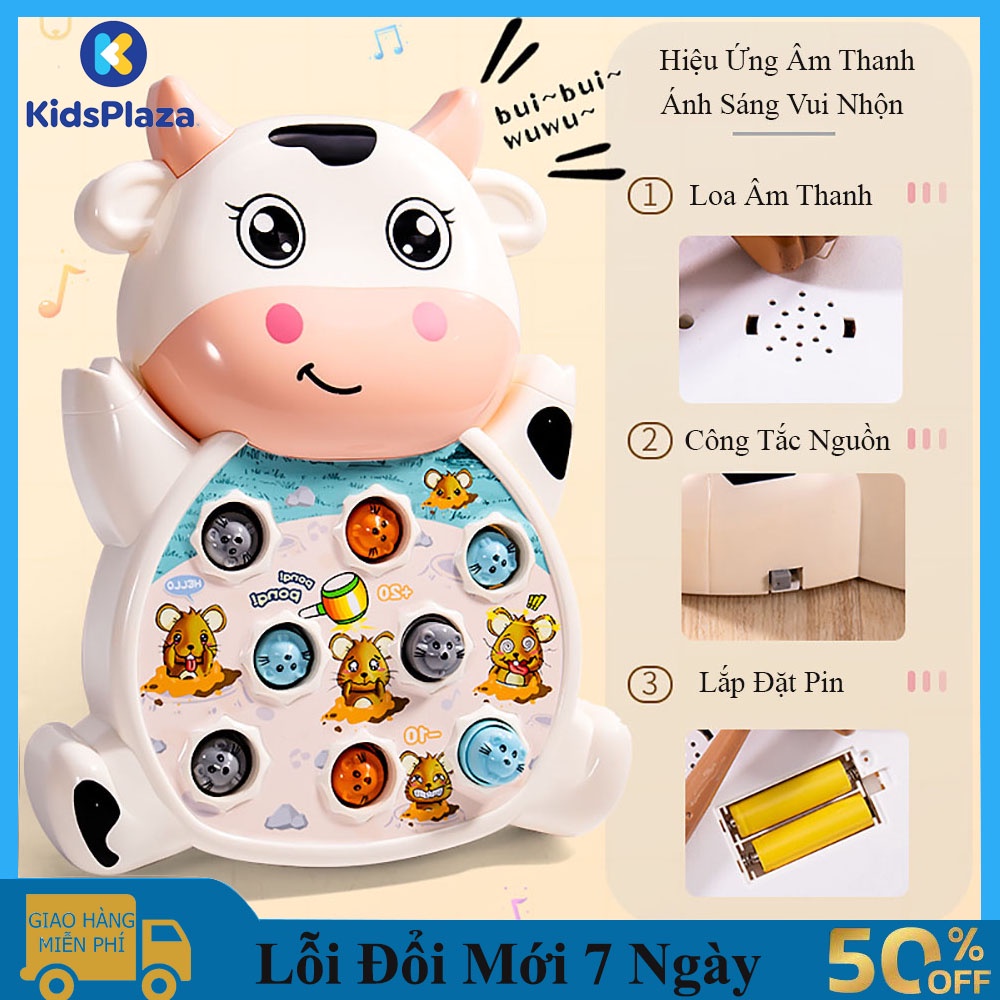 Đồ chơi trẻ em đập chuột, bộ đồ chơi đập chuột gấu trúc Panda vui nhộn. Cùng bé rèn luyện phản xạ tay mắt.