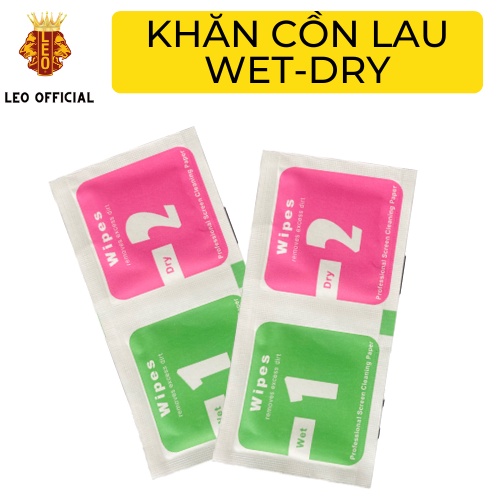 Khăn giấy thám cồn lau kính cường lực/màn hình điện thoại/mắt kính cận/tròng kính đa năng tiện dụng