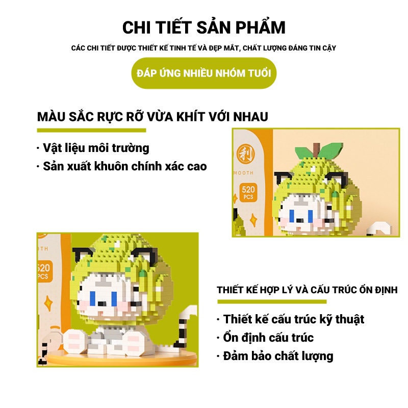 Đồ Chơi Xếp Hình Quả Cam Lớn Độc Đáo