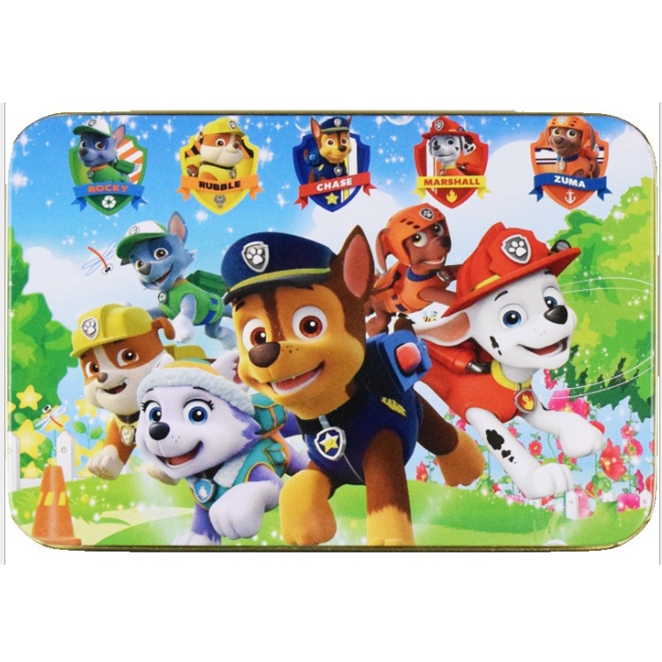 Tranh Xếp Hình Chú Chó Cứu Hộ 9 16 20 30 35 40 60 80 100 200 Mảnh/Xếp Hình Hộp Sắt , Bảng Gỗ/Bộ Đồ Chơi Cho Bé