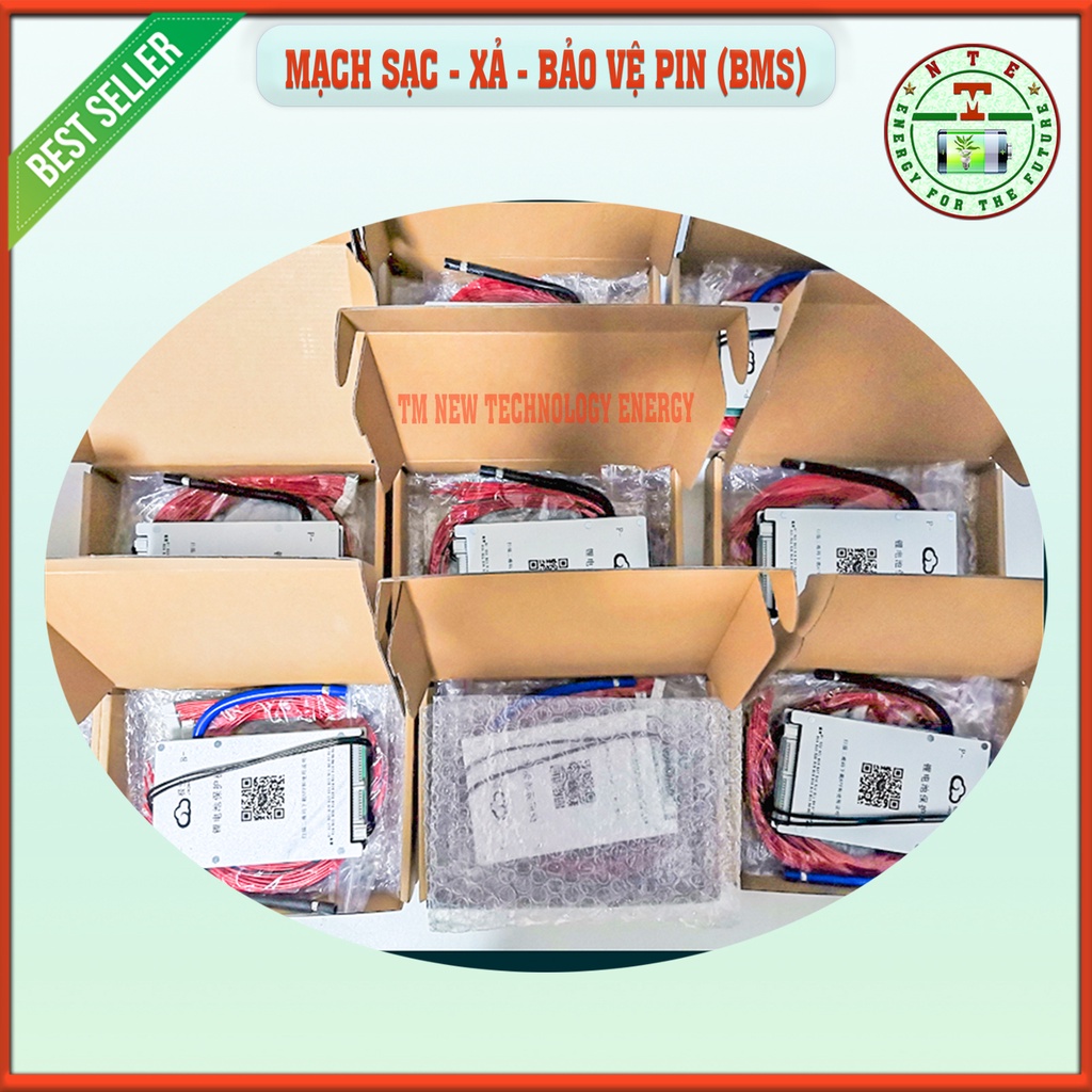 BMS JK Smart | Mạch sạc, xả và bảo vệ pin Lithium Li-ion 3,7v | LiFePO4 3,2v | LTO 2,3v | 7s - 24s | 60A