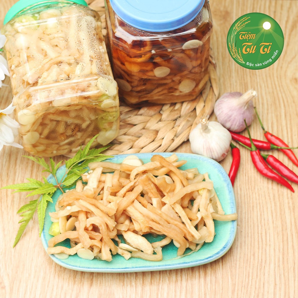 Củ Cải Muối Hũ 500g và 1kg - Loại ngon đặc biệt, giòn sần sật, thơm vị củ cải