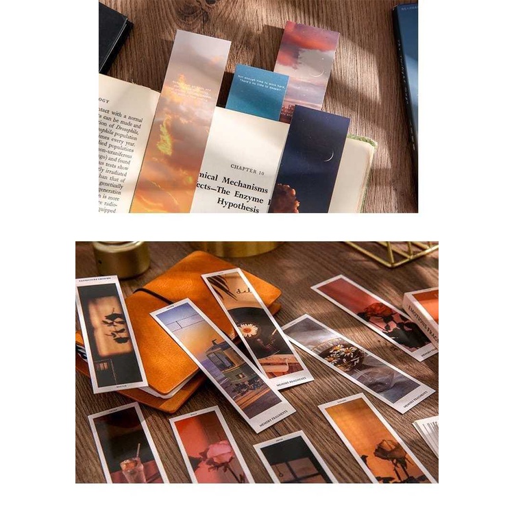 Bookmark Giấy, Thẻ Đánh Dấu Sách Set 10 Chiếc Nhiều Hình