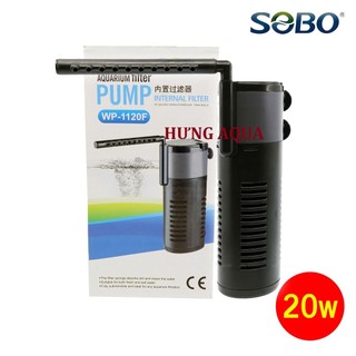 Máy lọc bể cá - máy lọc ống - máy bơm lọc chìm SOBO WP-1105F/1108F/1120F dành cho hồ thủy sinh, hồ cá nhỏ (chính hãng)