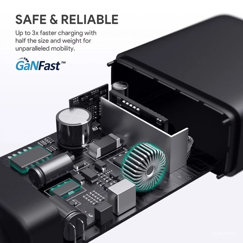 Củ Sạc Aukey PA Y21 PD 30W Chân Dẹt US