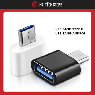 Đầu chuyển đổi Usb sang Type C và Usb sang Android tốc độ cao, tiện lợi, đa chức năng dùng cho điện thoại, pc, máy tính