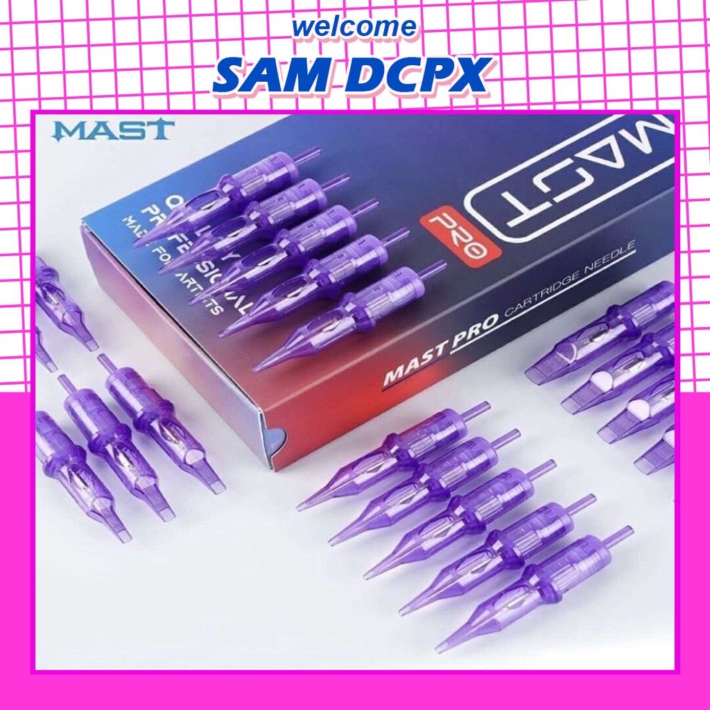 Kim 1 Máy Pen MAST PRO, Kim Tím Chính Hãng Chuyên Dùng Trong Phun Xăm (1 hộp 10c)