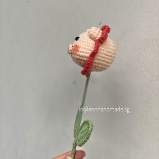 [Crochet-Ảnh thật] Hoa đầu heo viền hoa bằng len, đan móc thủ công