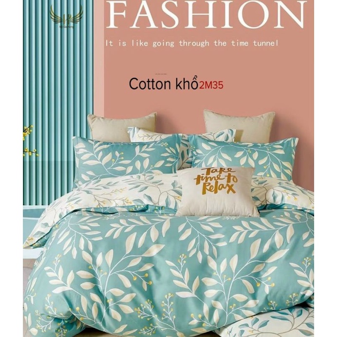 Vải may drap _ áo gối. 100% cotton. khổ to 2m35