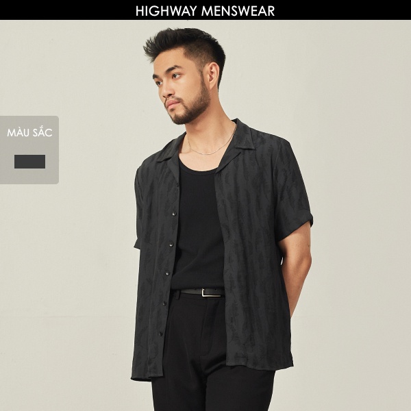 Áo sơ mi ngắn tay nam mềm mịn Highway (Menswear) Feather