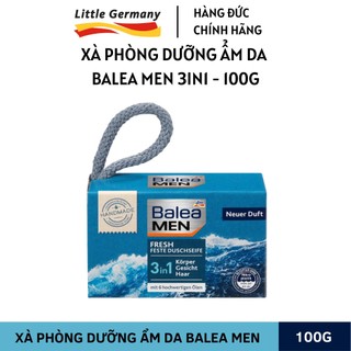 Xà phòng dưỡng ẩm da Balea Men 3IN1 100G - Loại bỏ sạch bụi bẩn, bã nhờn, cấp ẩm tự nhiên cho da - hàng nội địa Đức