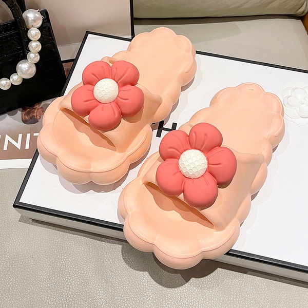 Dép Nữ Ở Nhà Hoa Dễ Thương Đế Dày Mẫu Mới