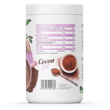 Ostrovit Cocoa, Bột Cacao Ăn Kiêng 500 Grams